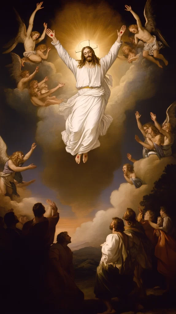 Ascension Golden Light Sky Clouds 306