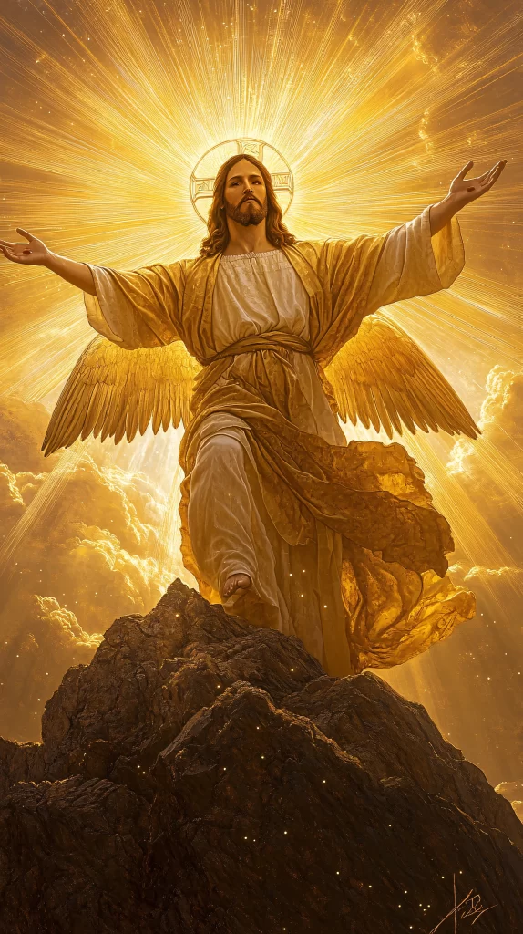 Ascension Golden Light Sky Clouds 322