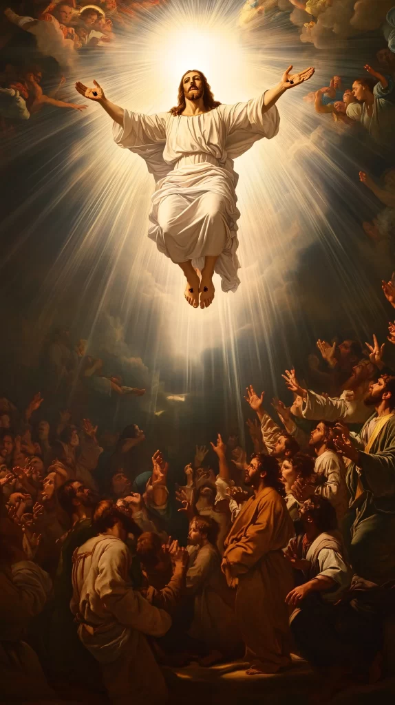 Ascension Golden Light Sky Clouds 346