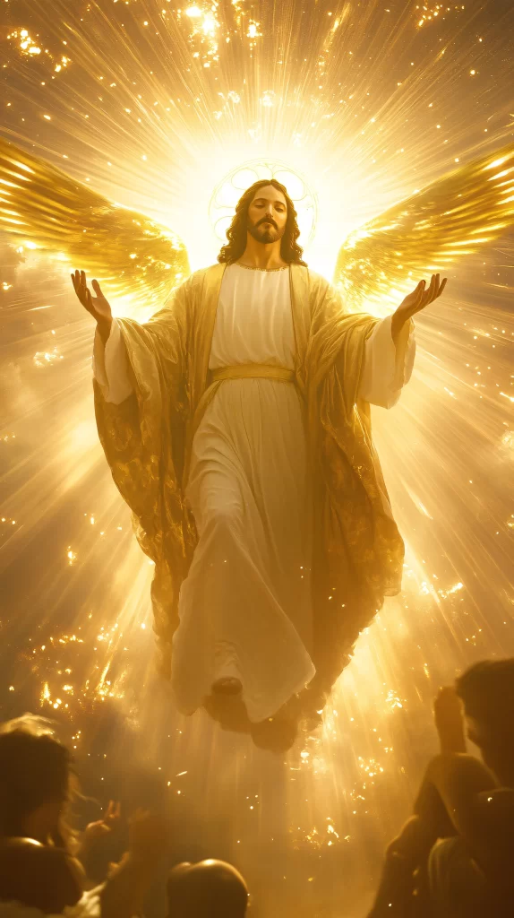 Ascension Golden Light Sky Wings 449