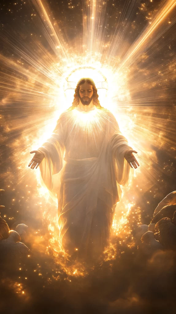 Ascension Golden Light Sky Clouds 503