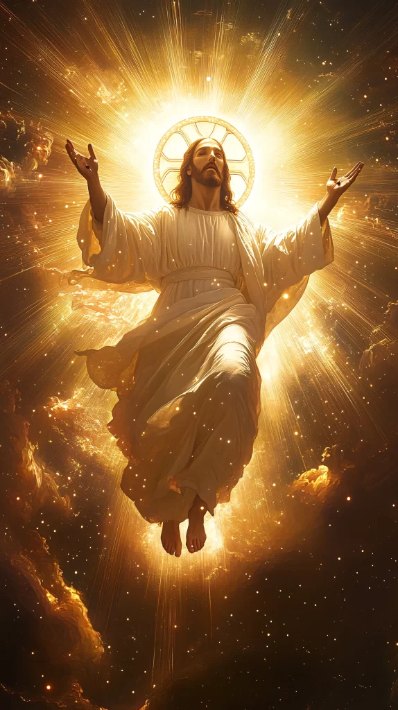 Ascension Golden Light Sky Halo 524