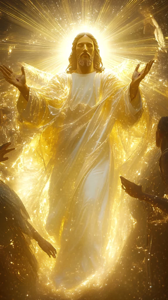Ascension Golden Light Sky Halo 539