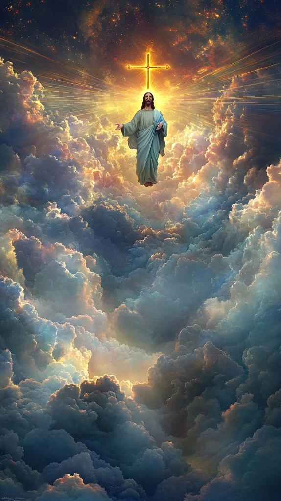 Ascension Golden Light Sky Clouds 552