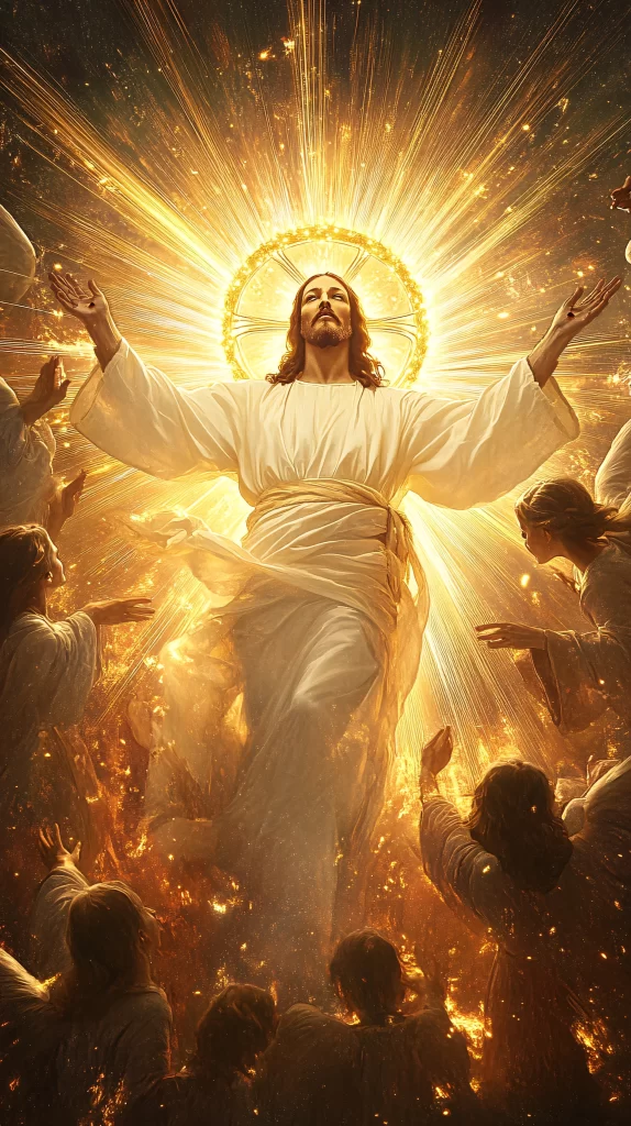 Ascension Golden Light Sky Angels 580