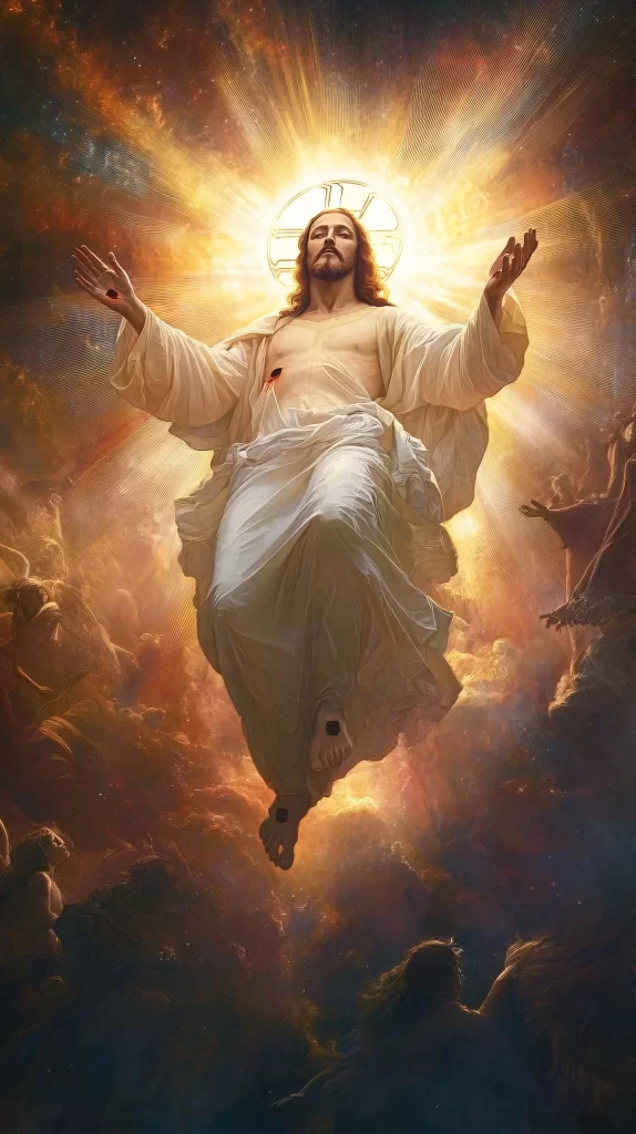Ascension Golden Light Sky Clouds 598