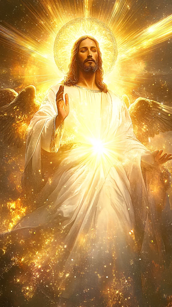 Ascension Golden Light Sky Angel 641