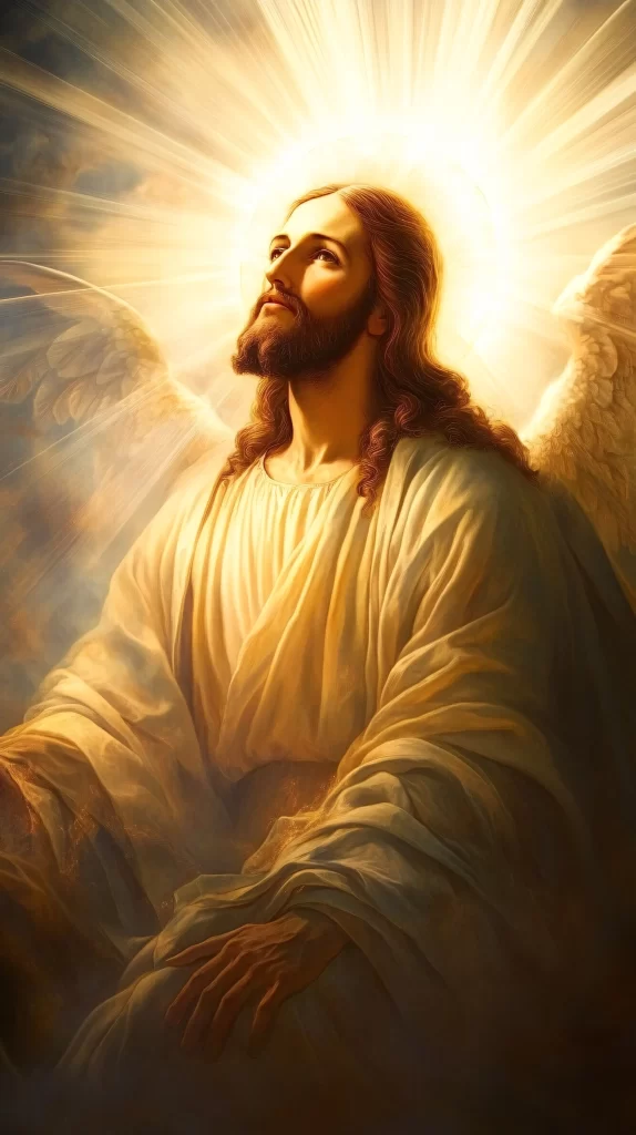 Ascension Golden Light Sky Wings