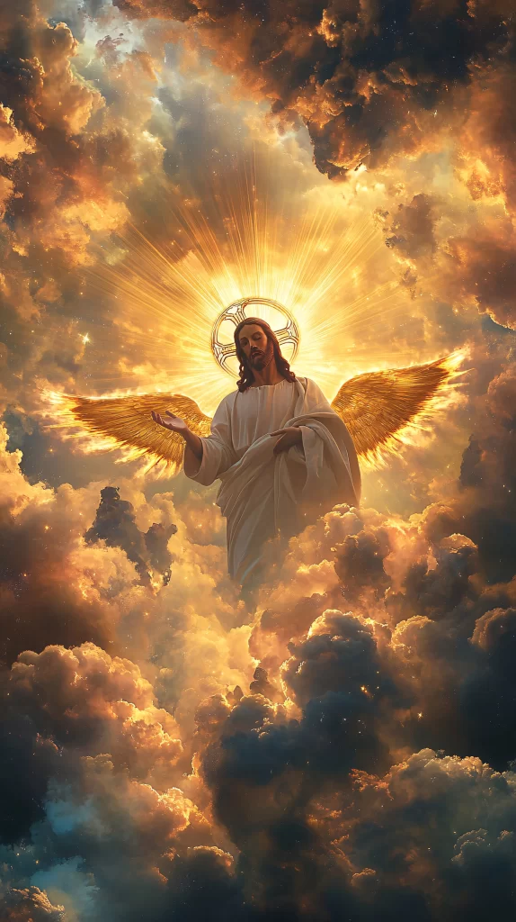 Ascension Golden Light Sky Clouds 894