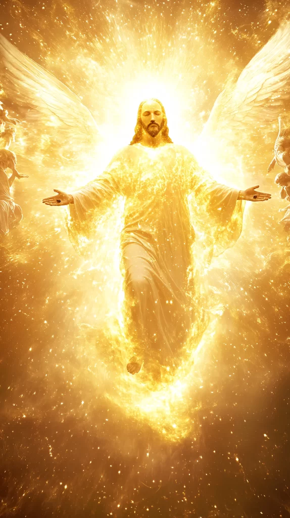 Ascension Golden Light Sky Angels 921