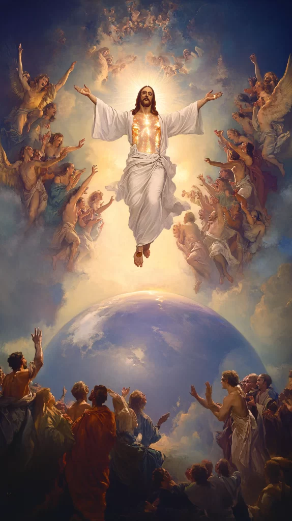 Ascension Golden Light Sky Clouds 935