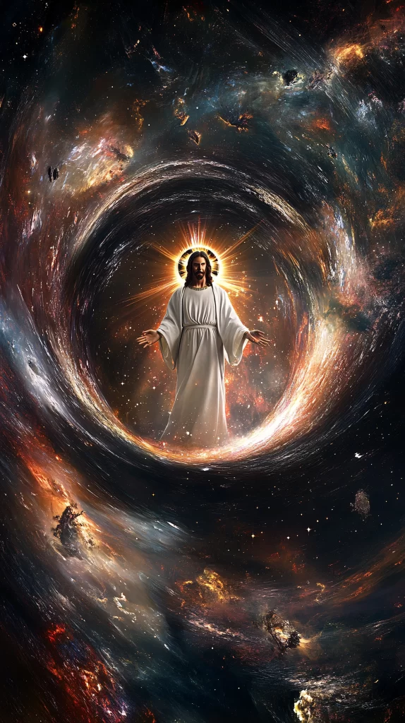 Ascension Radiant Light Cosmic Nebula 605