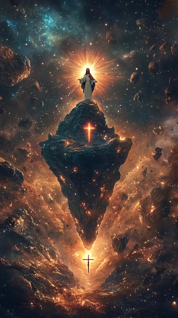Ascension Radiant Light Cosmic Cross
