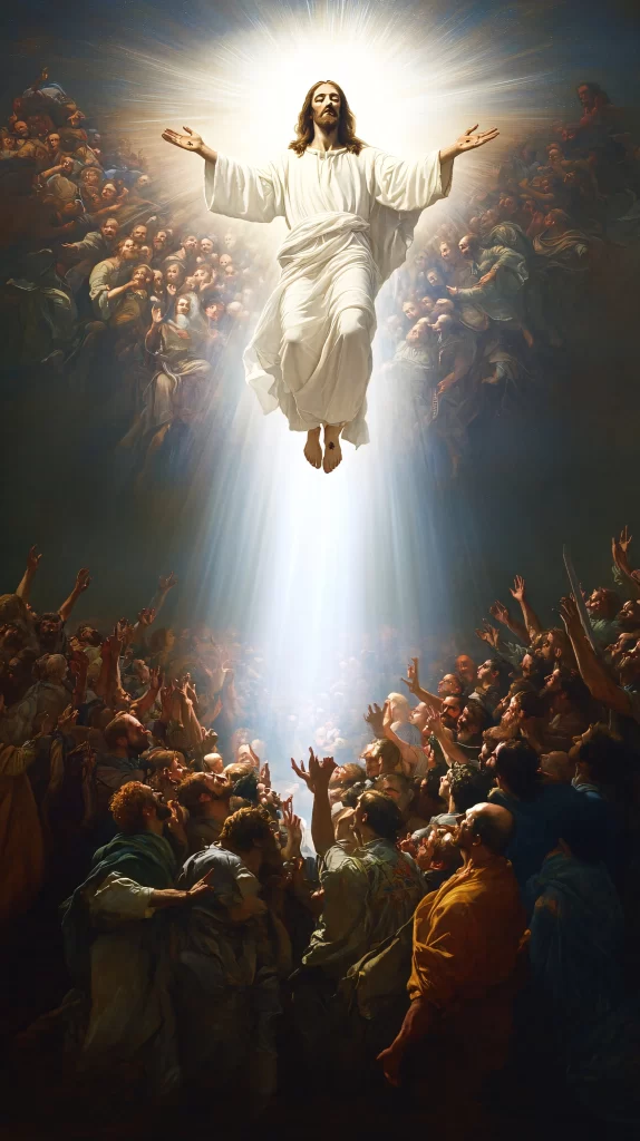 Ascension Radiant Light Crowd Sky