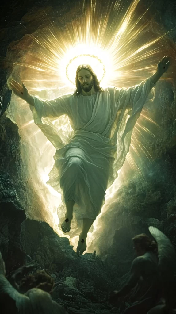 Ascension Radiant Light Halo Angels