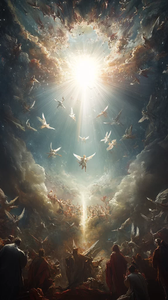 Ascension Radiant Light Sky Angels