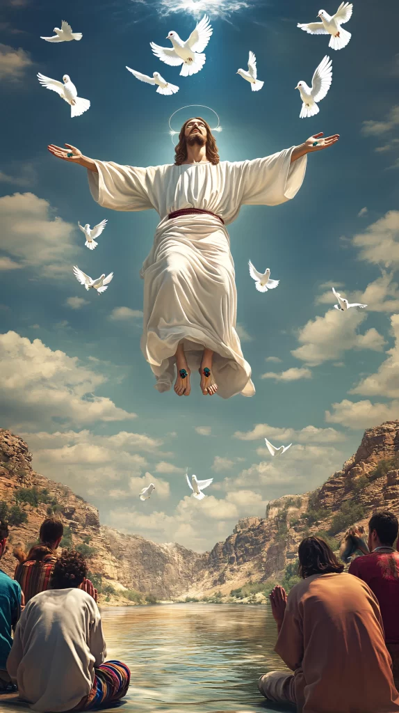 Ascension White Light Sky Doves 200