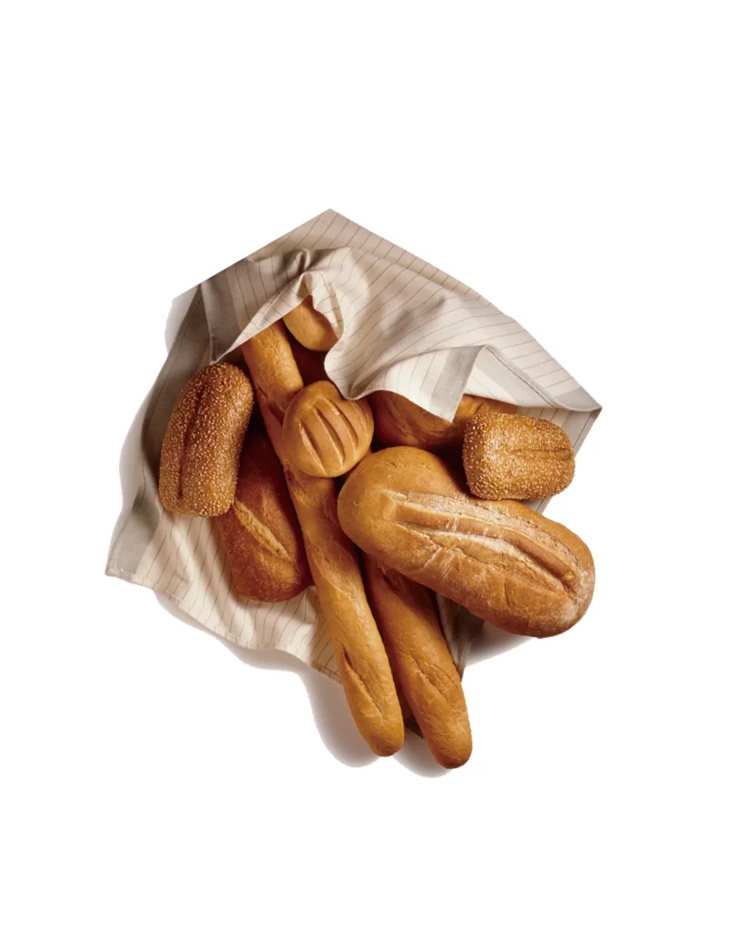 Assorted Baguettes Rustic Artisan Breads Crusty Golden Brown Freshly Baked