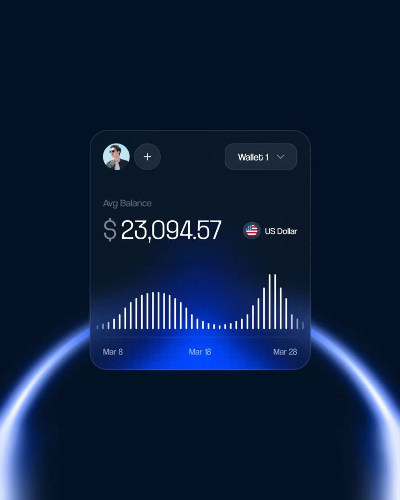 Balance Graph Wallet Dollar Interface