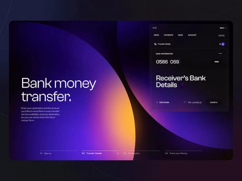 Bank Money Transfer Receiver Details