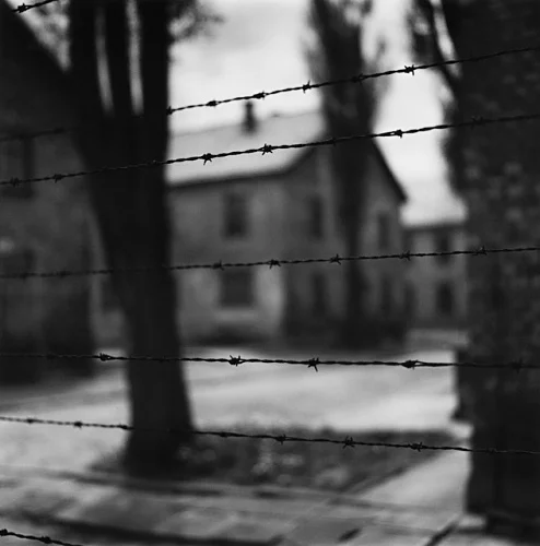 Barbed Wire Architecture Dramatic High Contrast Mysterious