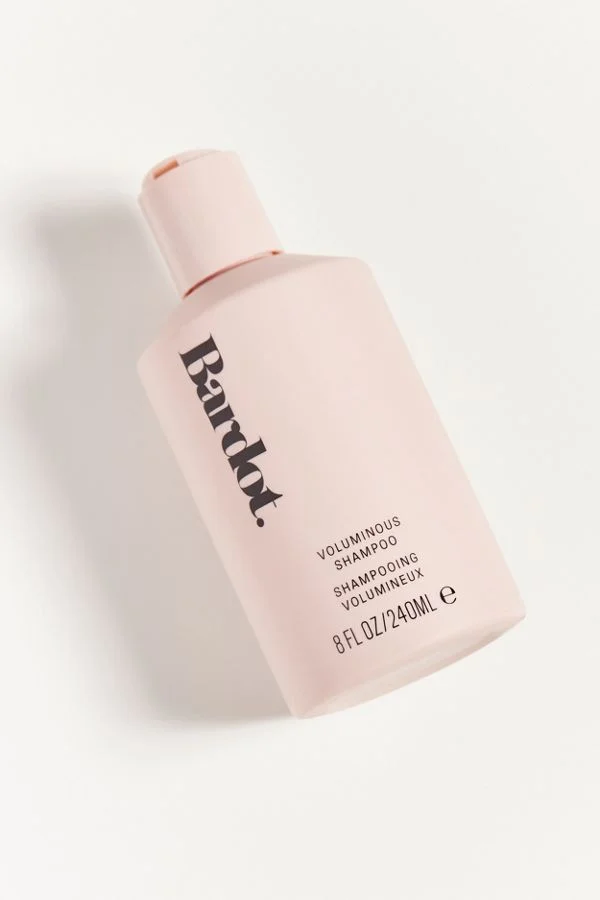 Bardot Shampoo Bottle Pink Plastic Voluminous Haircare