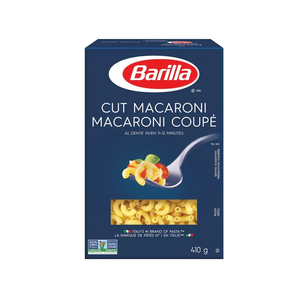 Barilla Cut Macaroni Blue White Red
