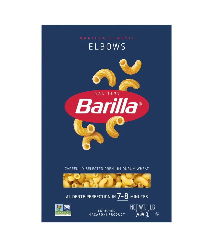 Barilla Elbows Blue Yellow Classic