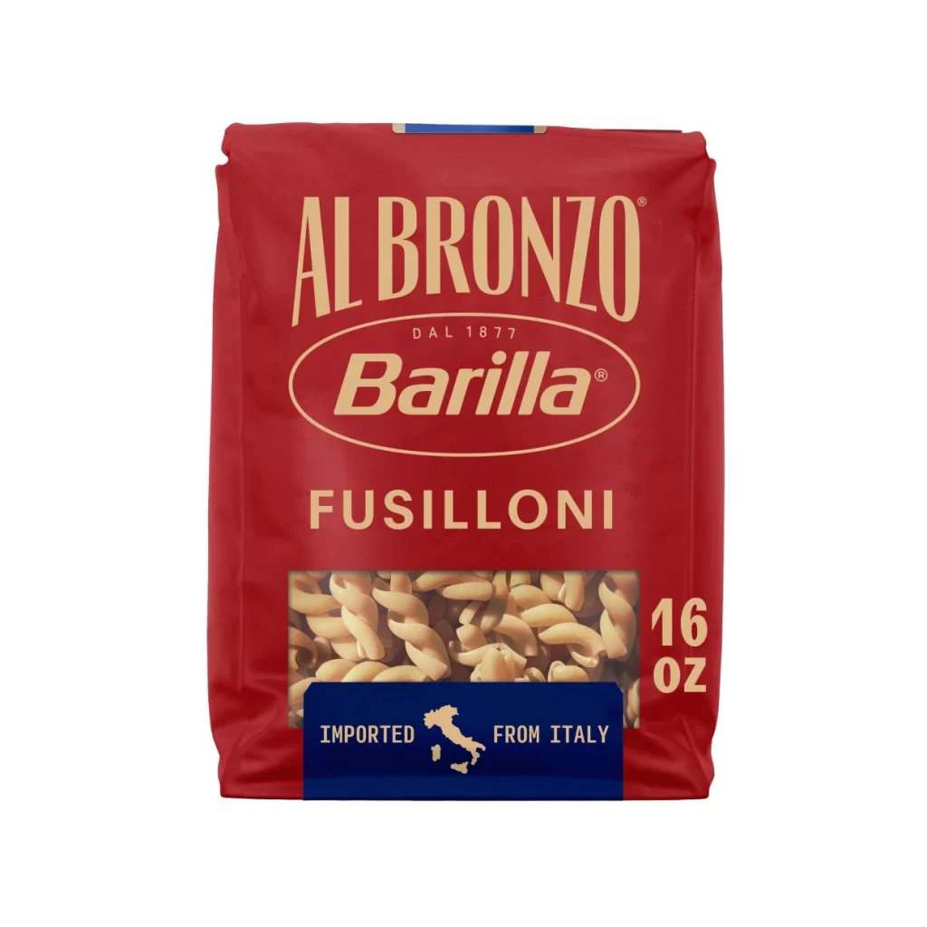 Barilla Fusilli Red Yellow Italian