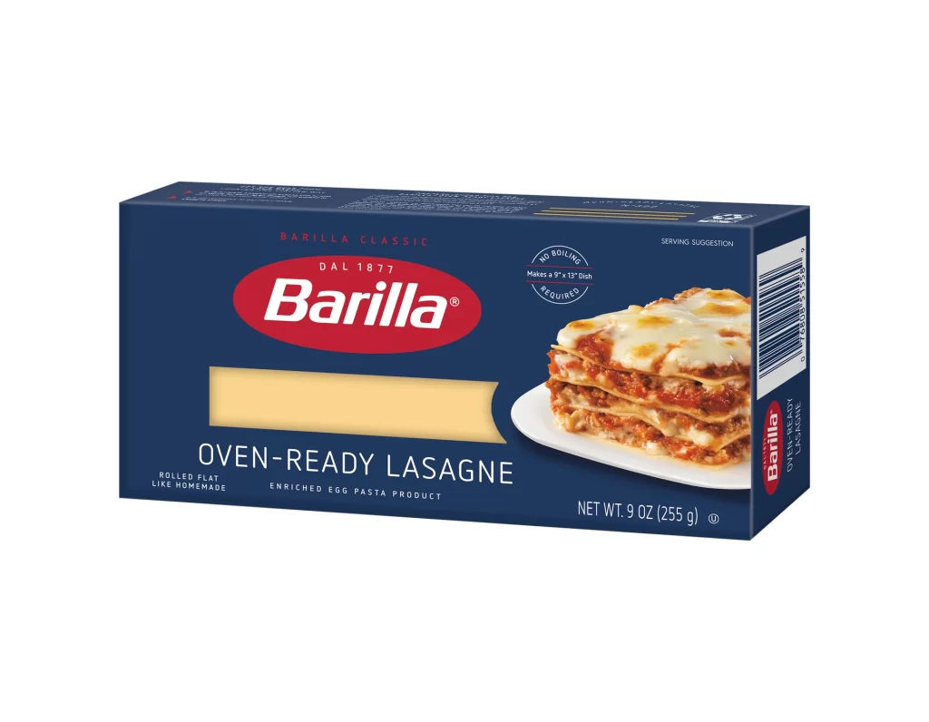 Barilla Lasagne Blue Red White Classic