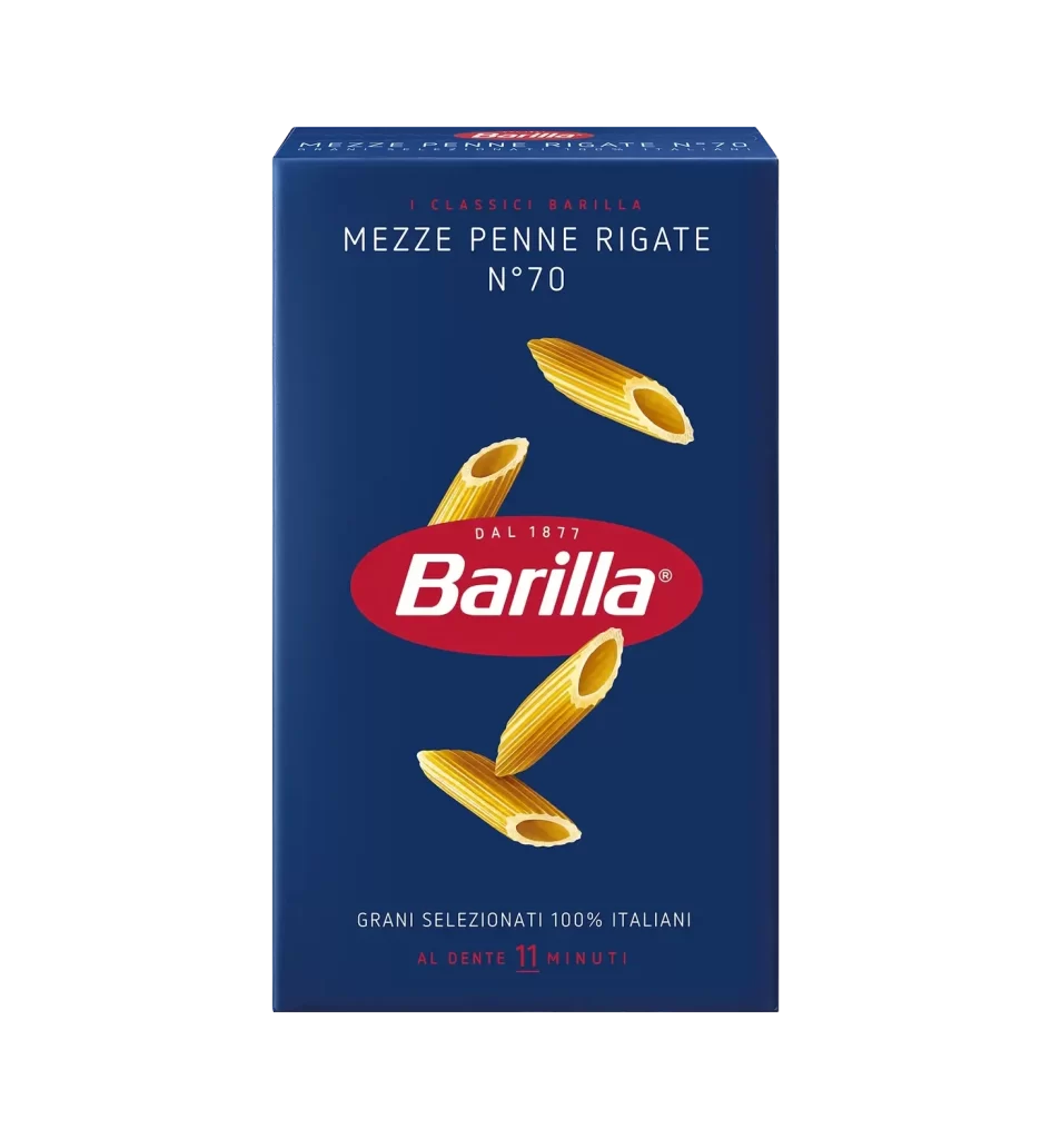 Barilla Pasta Blue Red Yellow