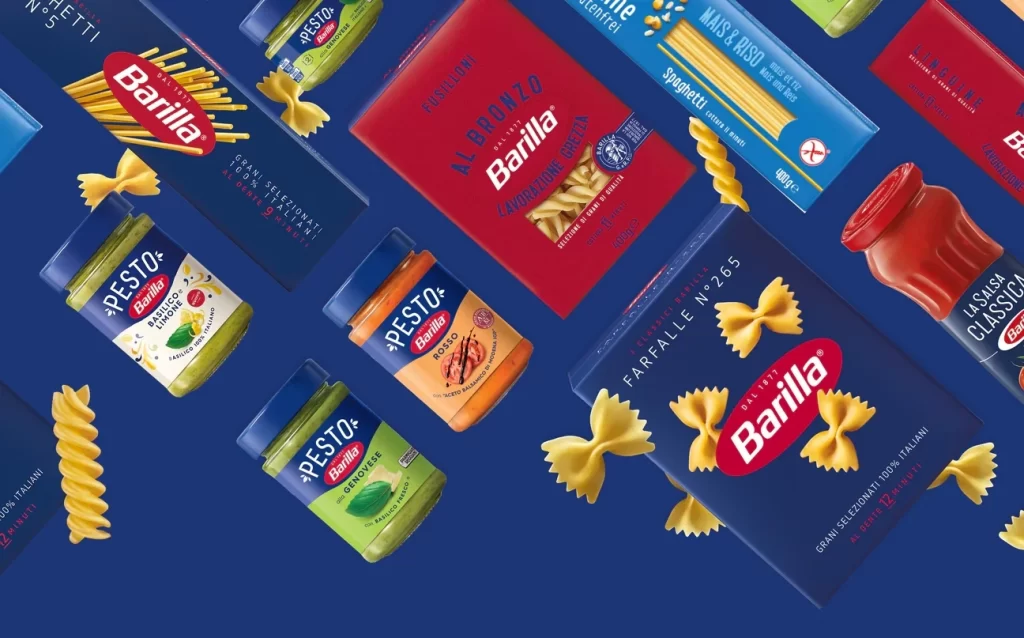 Barilla Pasta Pesto Sauces Blue Red