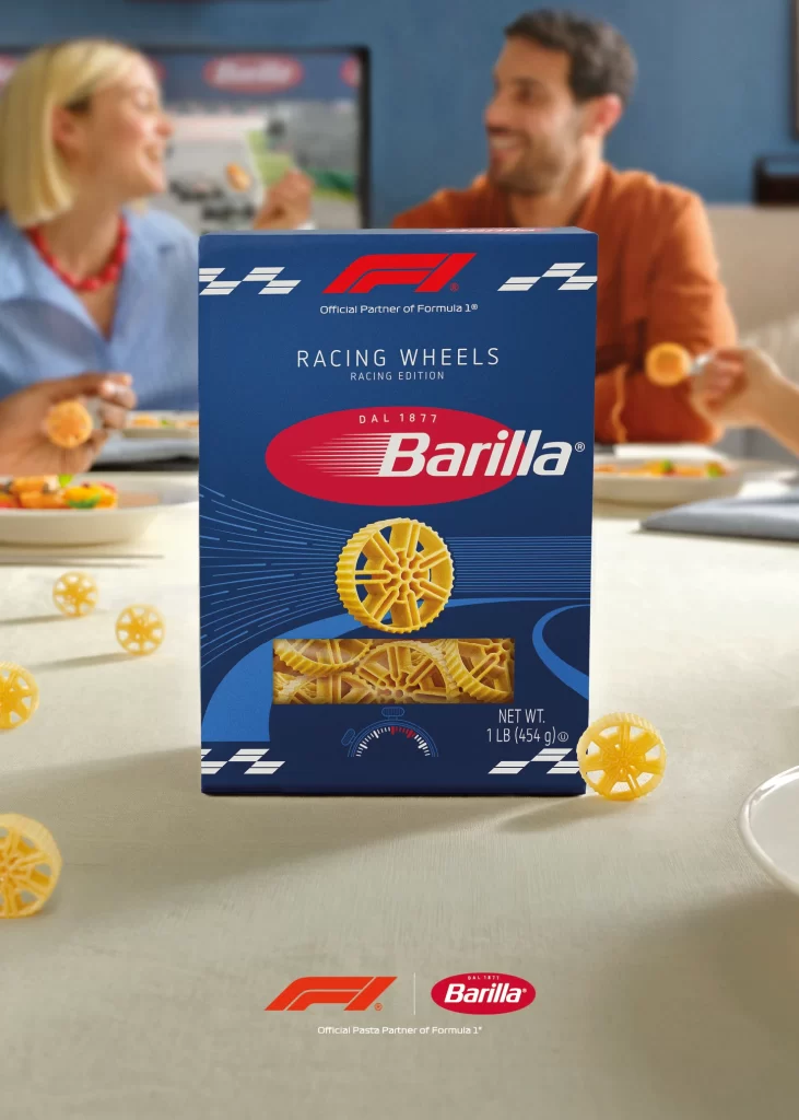 Barilla Pasta Racing Wheels Blue Red