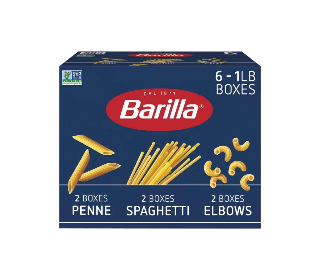 Barilla Pasta Variety Pack Blue Yellow