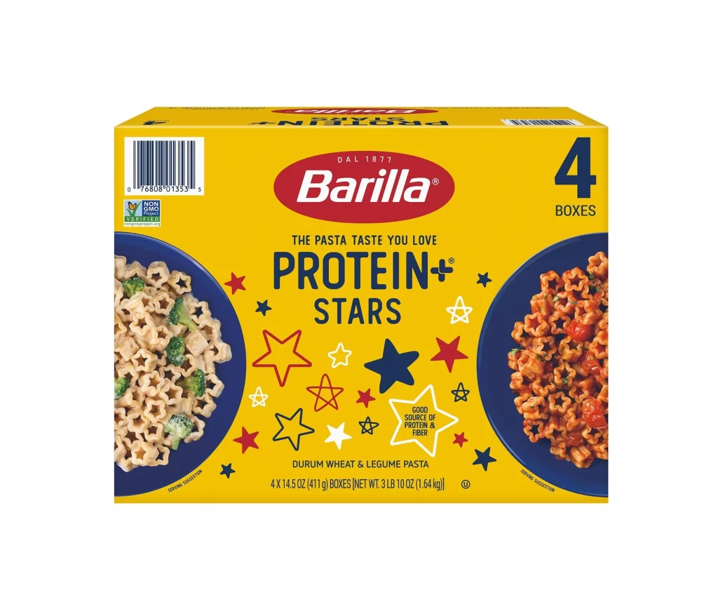 Barilla Protein+ Stars Yellow Red Blue