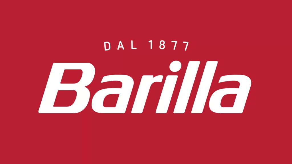 Barilla Red White Branding Logo