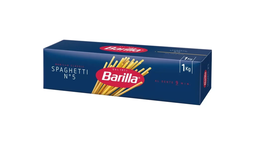 Barilla Spaghetti Blue Red White Classic