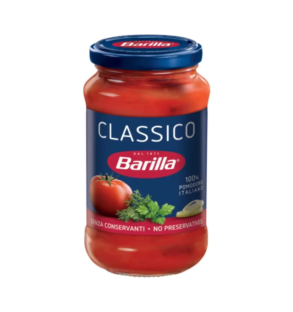 Barilla Tomato Sauce Red Blue Classic