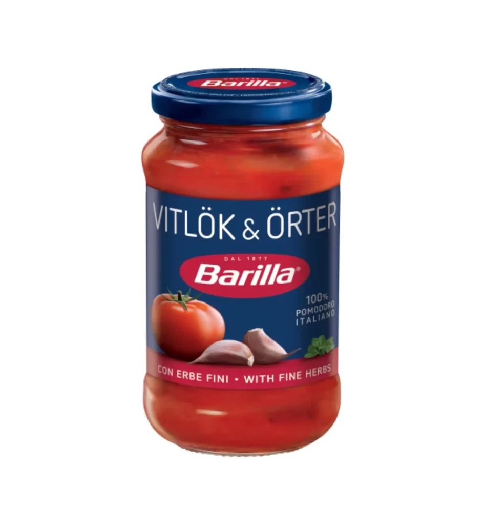 Barilla Tomato Sauce Red Blue White