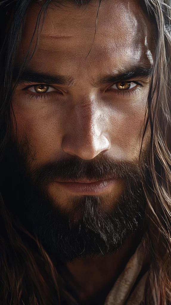 Beard Long Hair Brown
