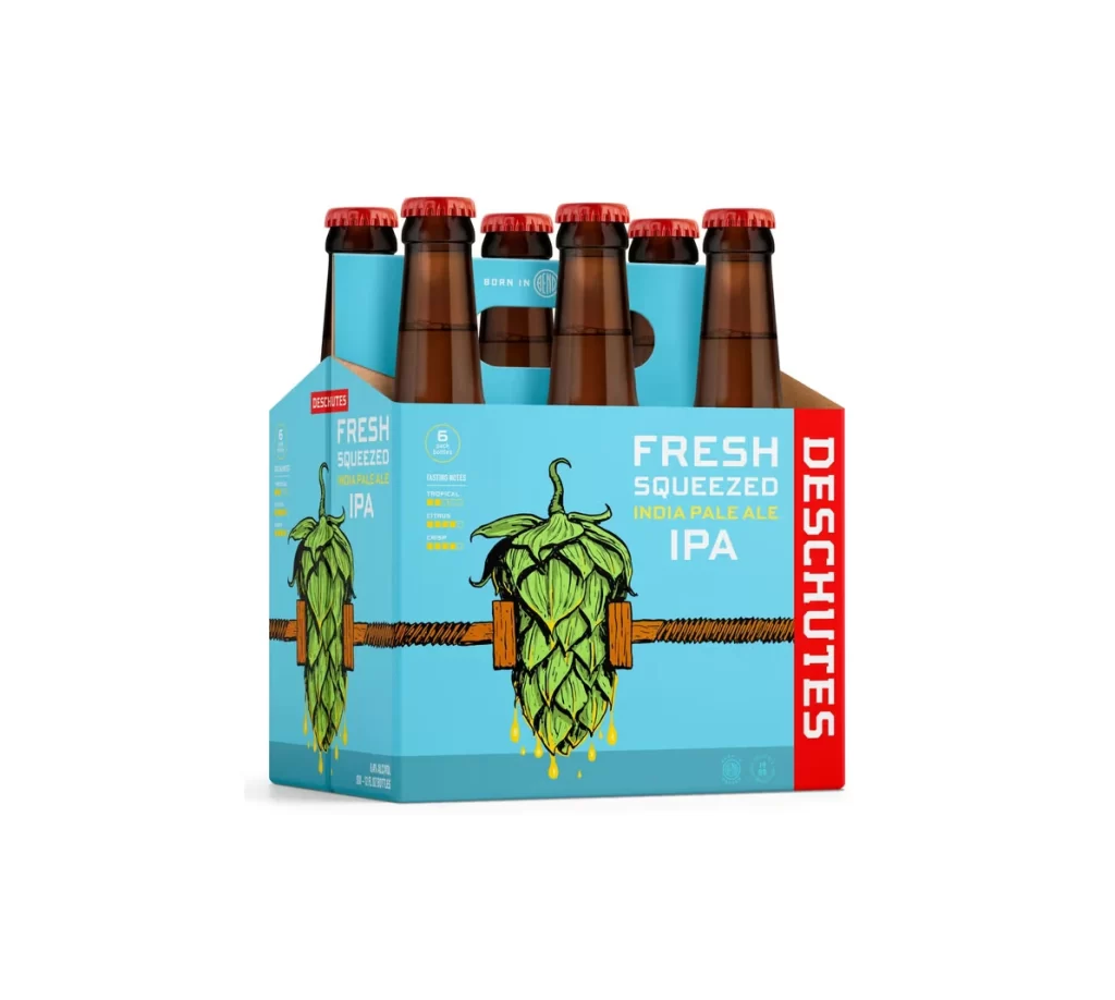 Beer Pack Light Blue Green Yellow