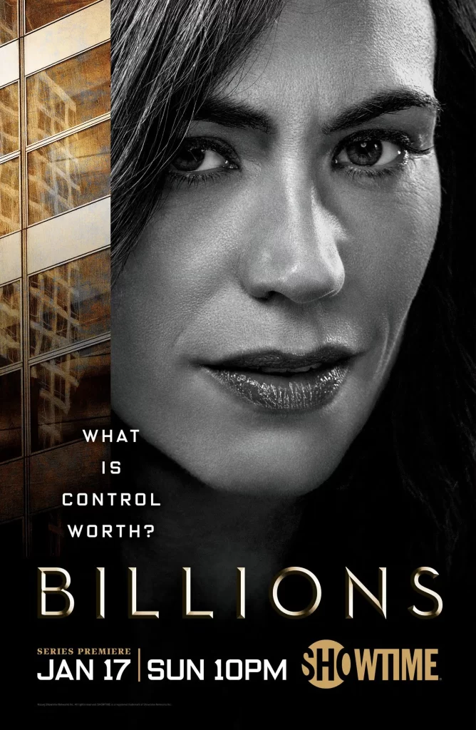 Billions Showtime Control Poster
