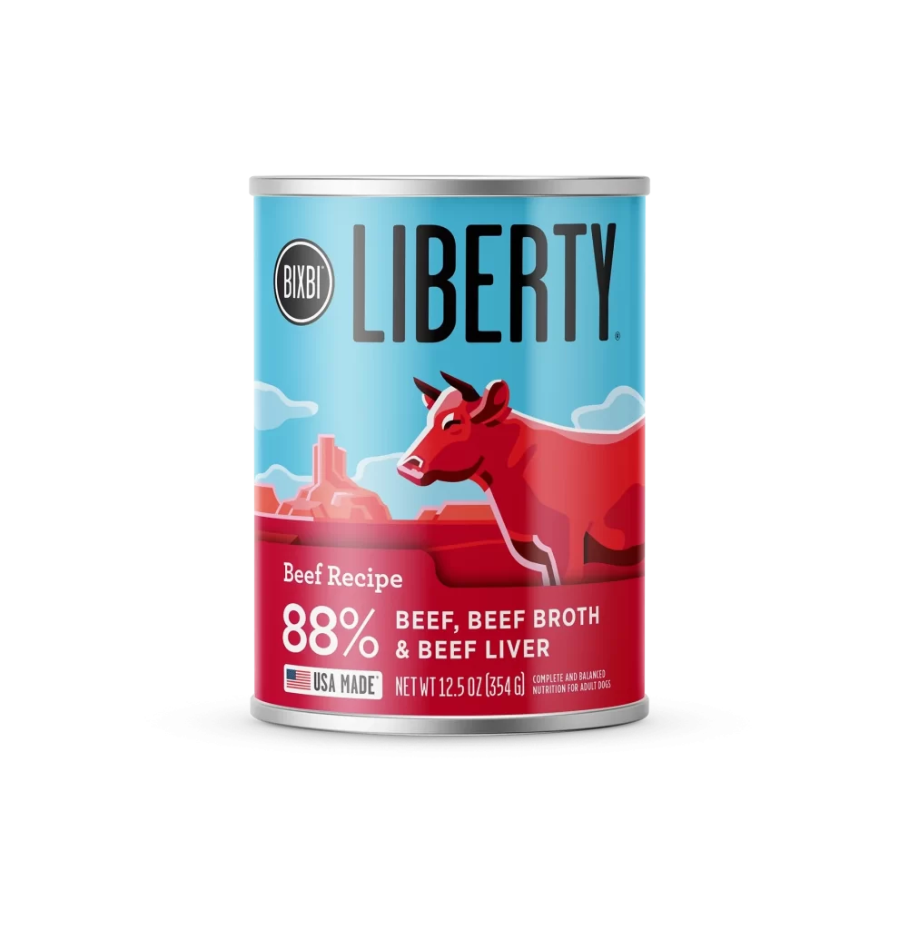 Bixbi Liberty Beef Can Packaging