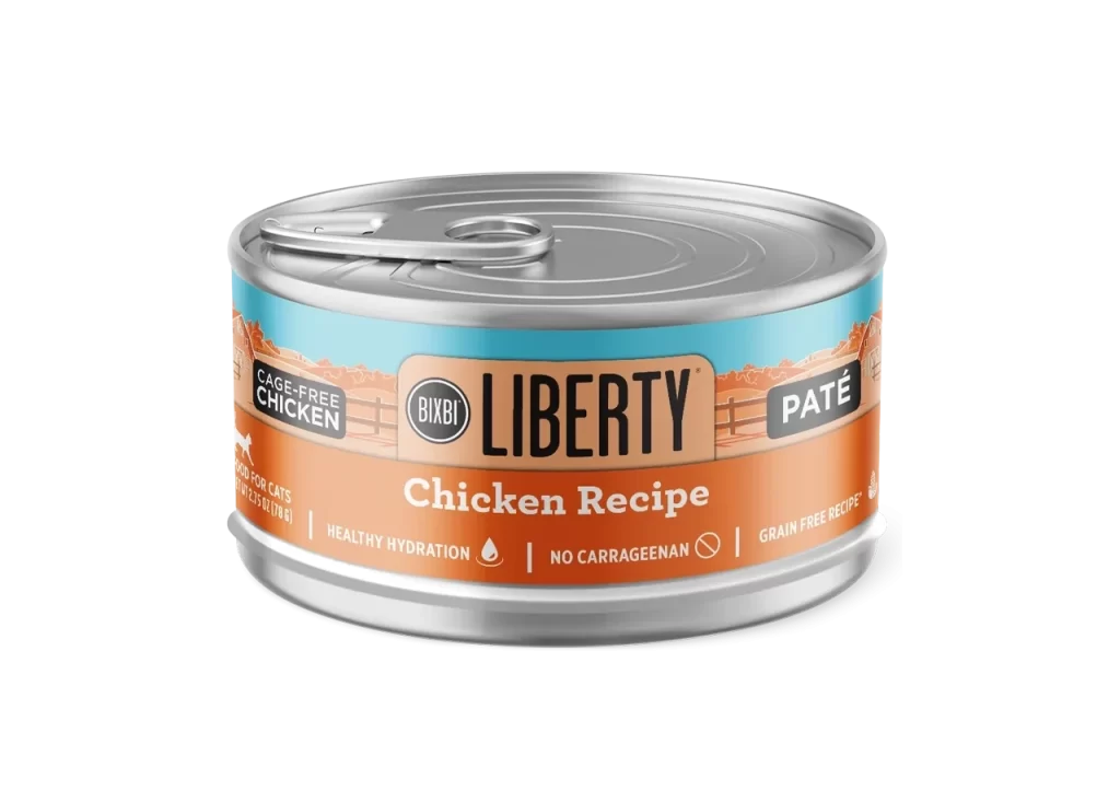 Bixbi Liberty Chicken Pâté Can Packaging