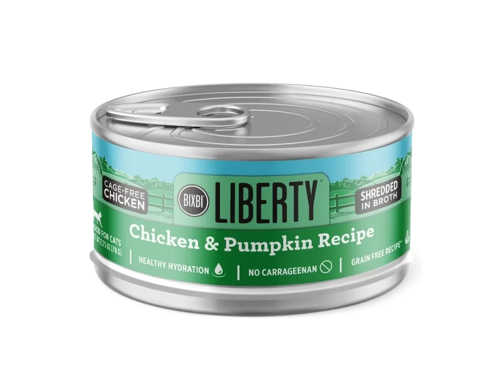 Bixbi Liberty Chicken Pumpkin Can Packaging