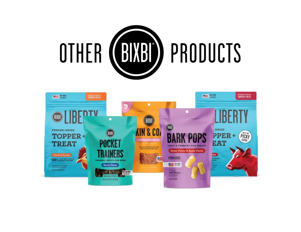 Bixbi Liberty Freeze-Dried Topper Treat Packaging