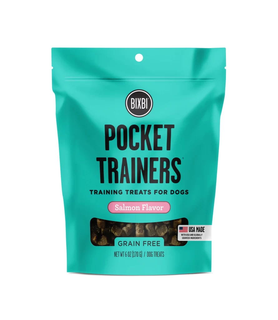 Bixbi Pocket Trainers Salmon Packaging