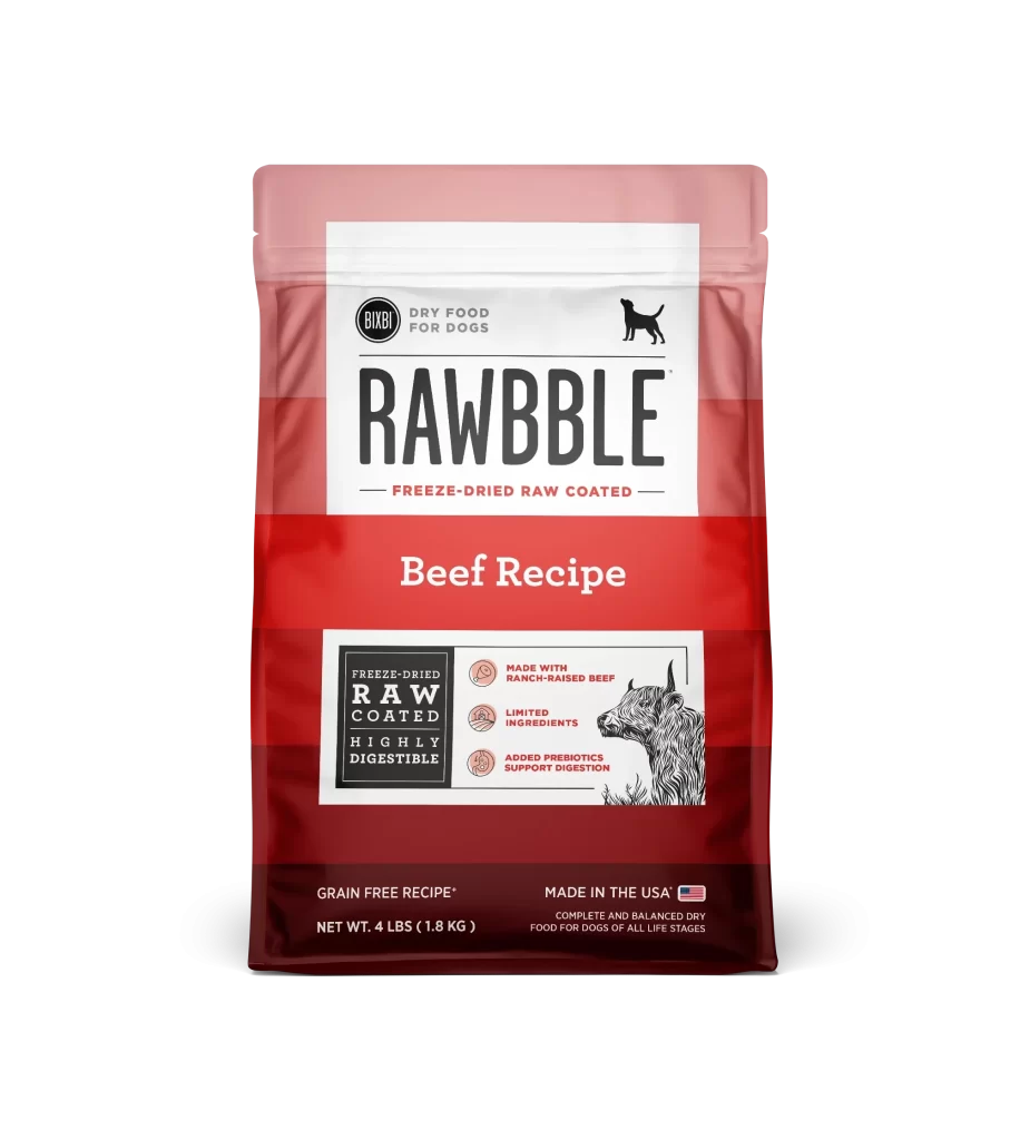 Bixbi Rawbble Beef Packaging