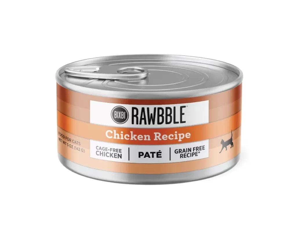 Bixbi Rawbble Chicken Can Packaging