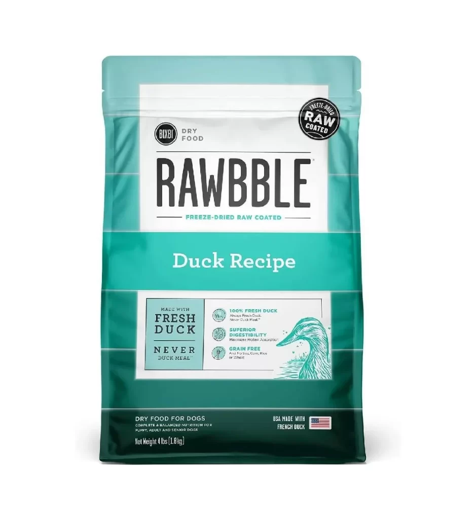 Bixbi RAWBBLE Duck Packaging 2